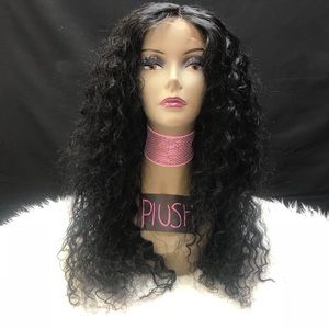 100% Virgin Malaysian loose curly lace frontal wig